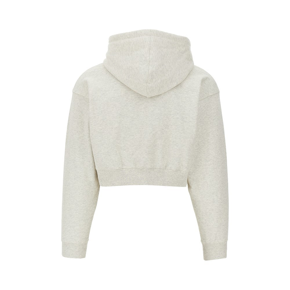 Arch-Logo cropped hoodie