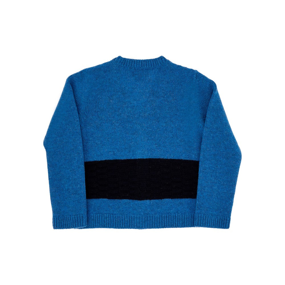 Embroidered wool cardigan