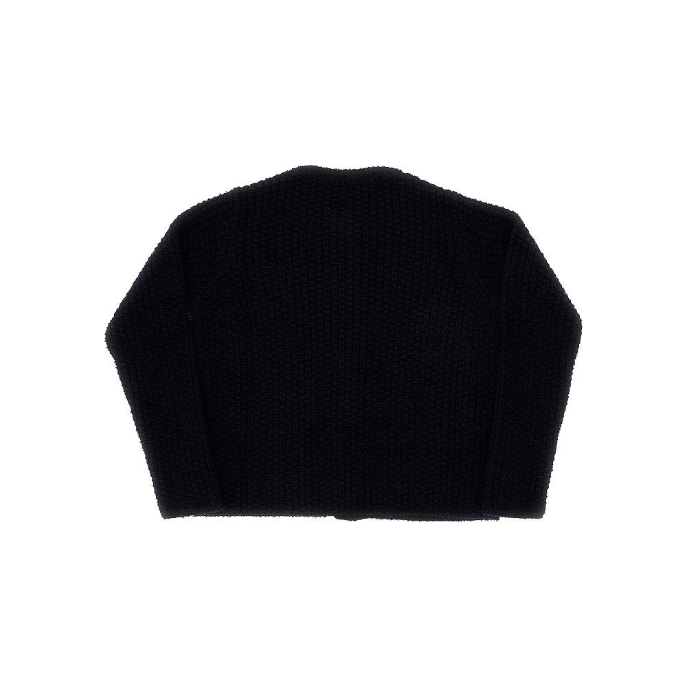 Cardigan in maglia con dettagli Web