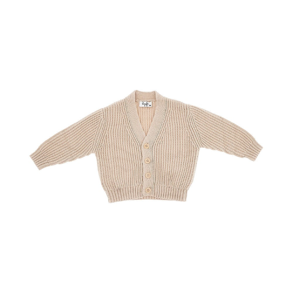 Cardigan in cotone organico