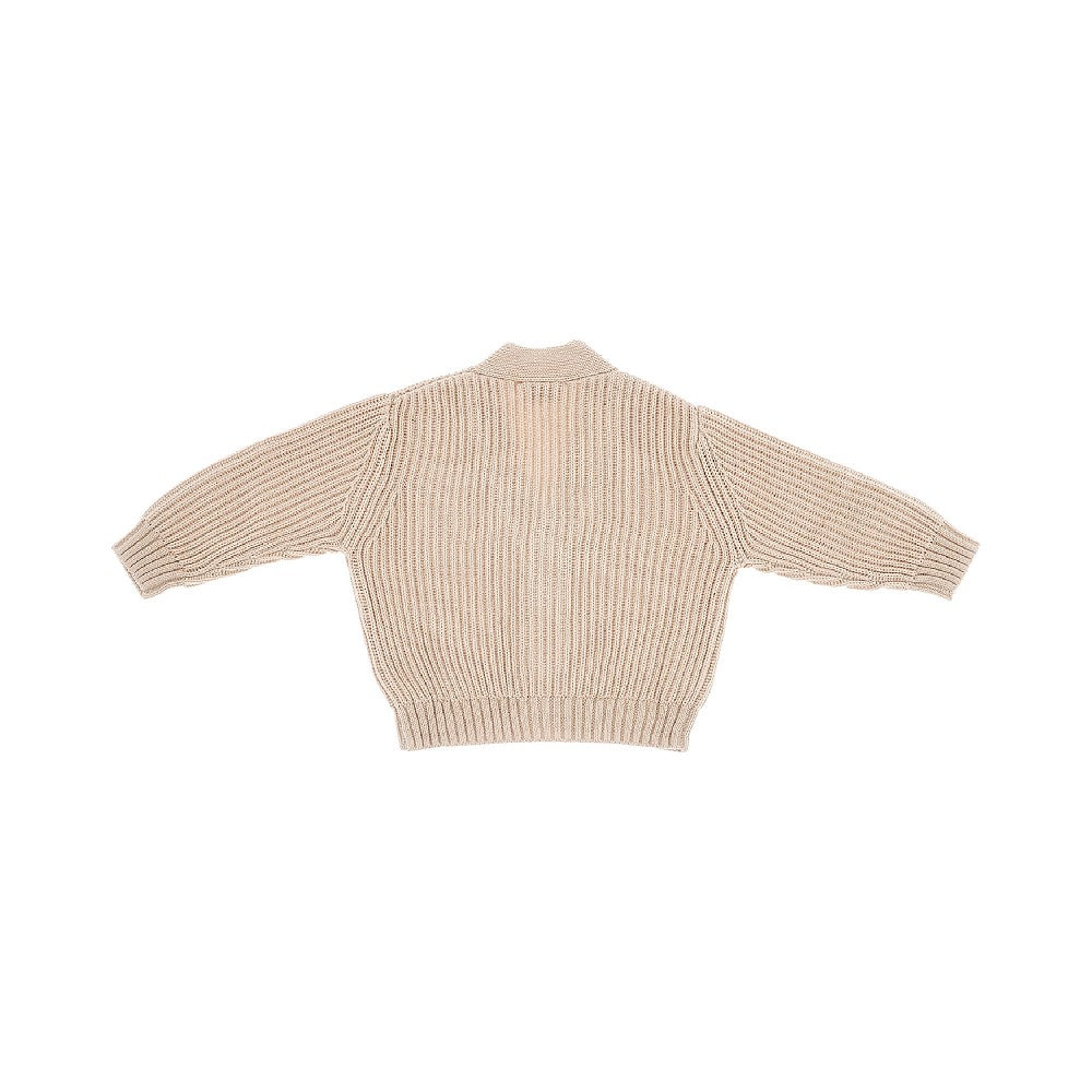 Cardigan in cotone organico