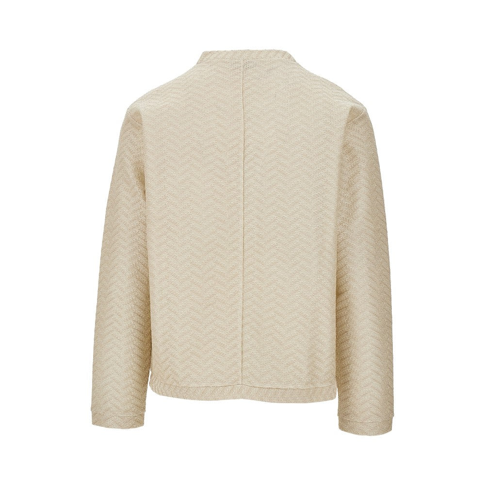 Cardigan ICON in maglia chevron