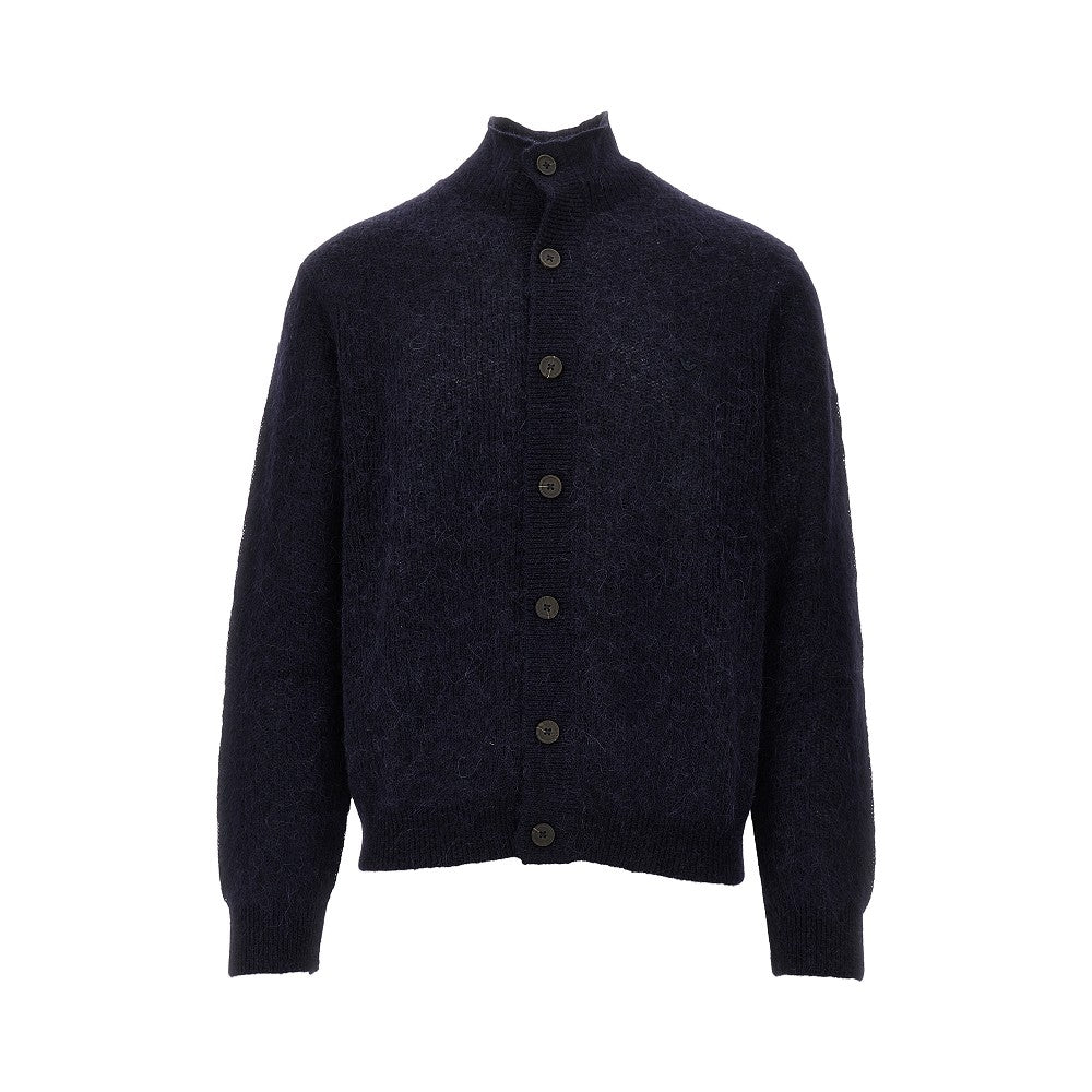 Alpaca-blend cardigan