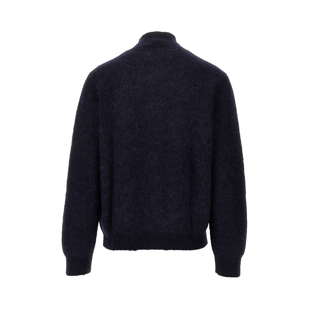 Alpaca-blend cardigan