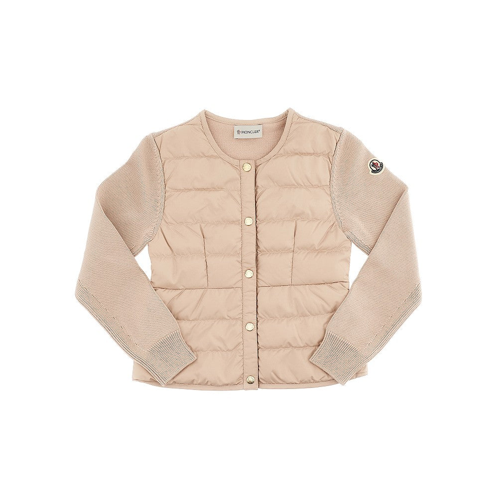 Cardigan 'Tricot' in nylon e maglia