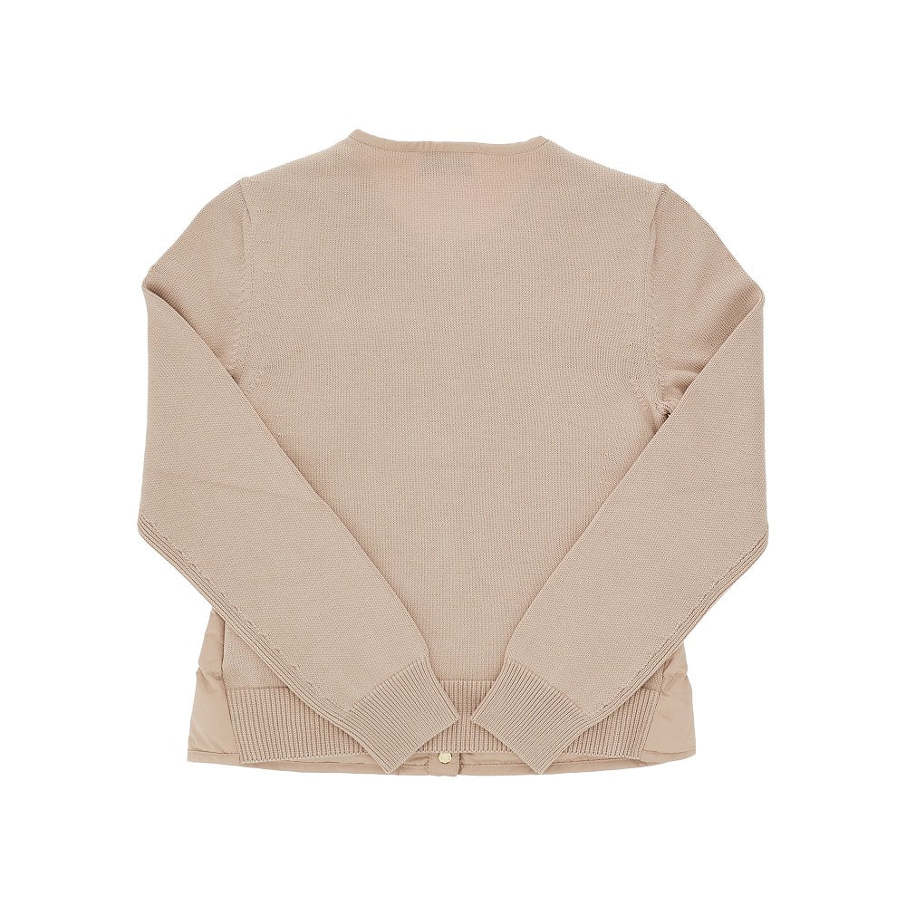 Cardigan 'Tricot' in nylon e maglia