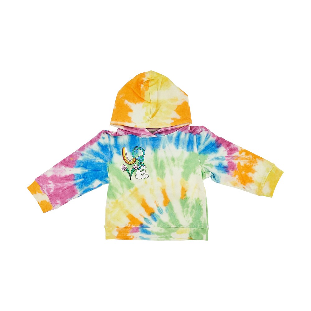 Felpa tie-dye in cotone sostenibile