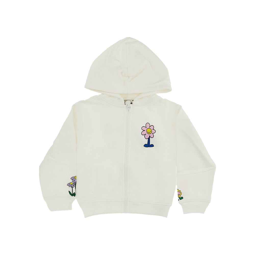 Sustainable cotton full-zip hoodie