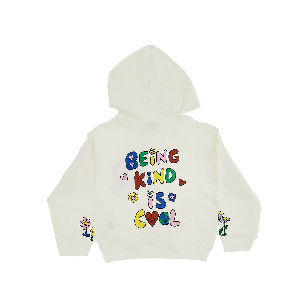 Sustainable cotton full-zip hoodie