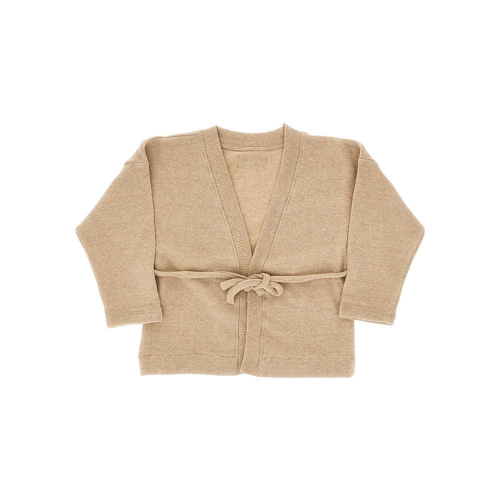 Soft knit cardigan with belt