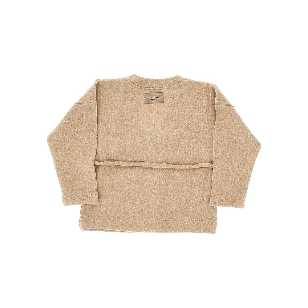 Soft knit cardigan with belt