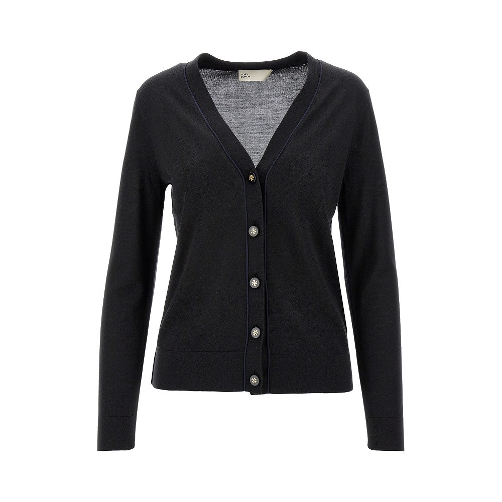 Cardigan 'Simone' in misto lana e seta