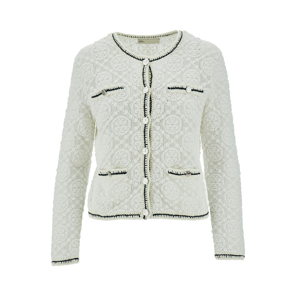 Cardigan 'Kendra' in punto pizzo