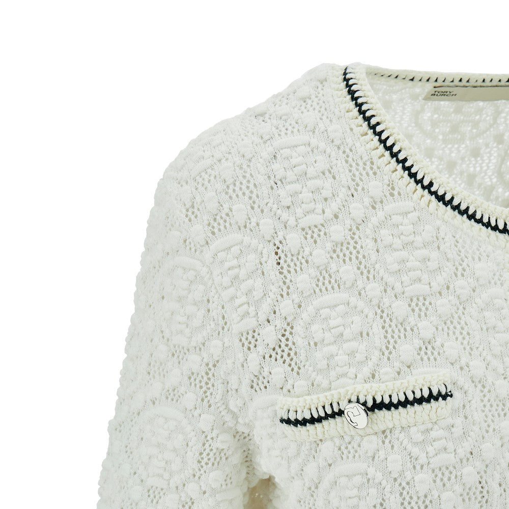 Cardigan 'Kendra' in punto pizzo