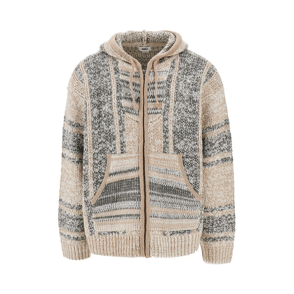Felpa full-zip in maglia 'Baja'