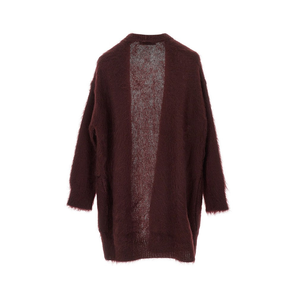 Cardigan oversize in misto mohair