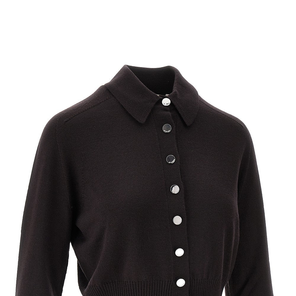 Virgin wool cardigan