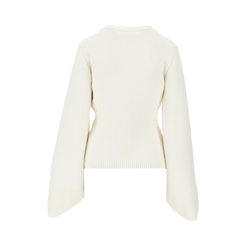 Cardigan in cachemire 'Scarlet'