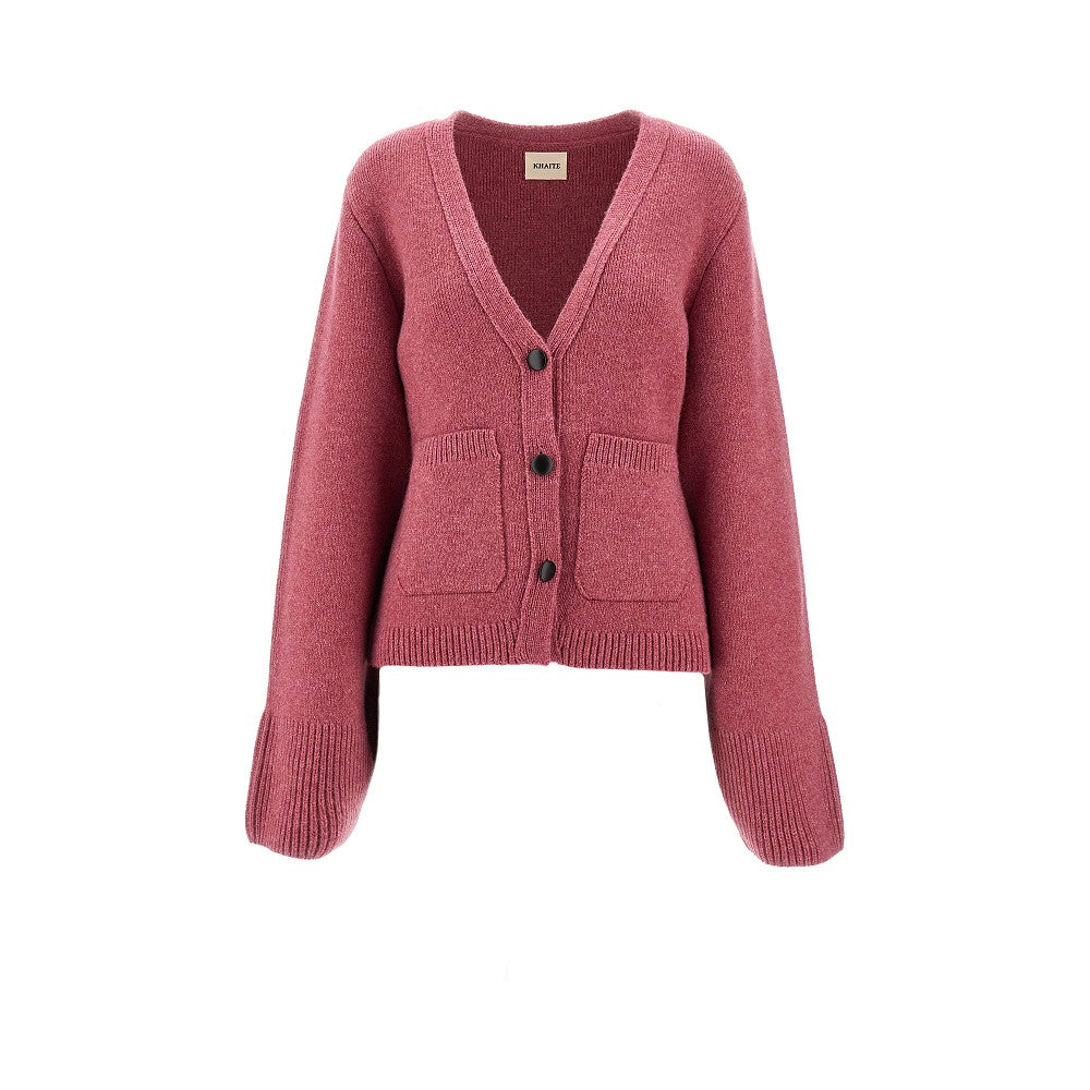 'Scarlet' cashmere cardigan