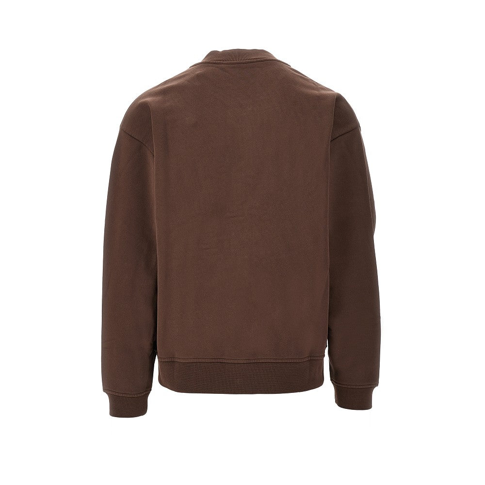 'Gros Grain' fleece bomber jacket
