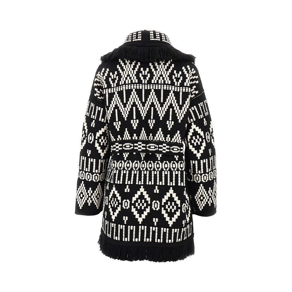 Jungle Beat wool and cotton cardigan