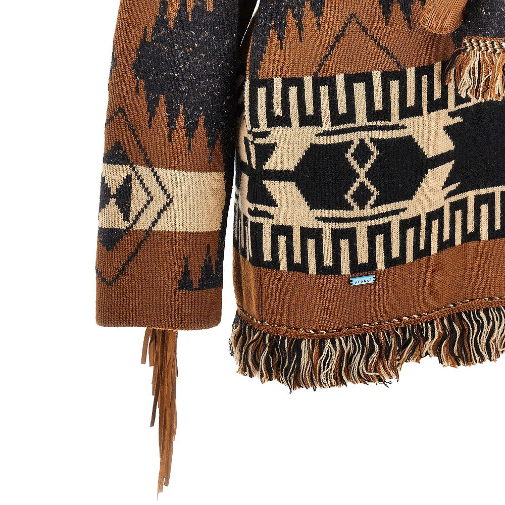 'Dreamscape' wool-blend cardigan