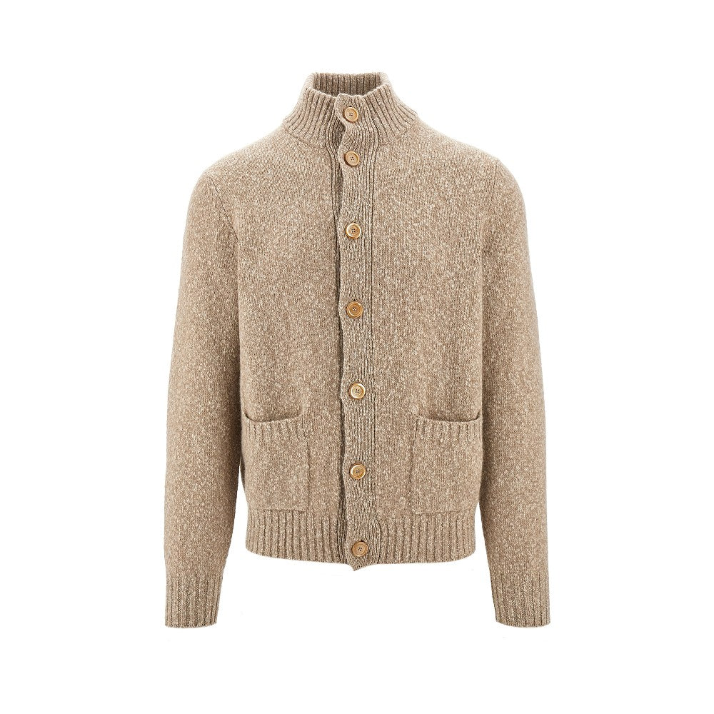 Cashmere-blend cardigan