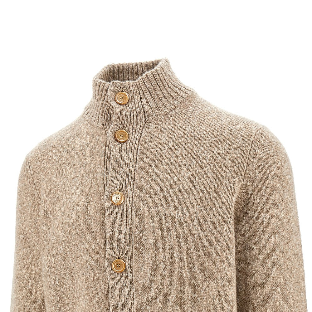 Cashmere-blend cardigan