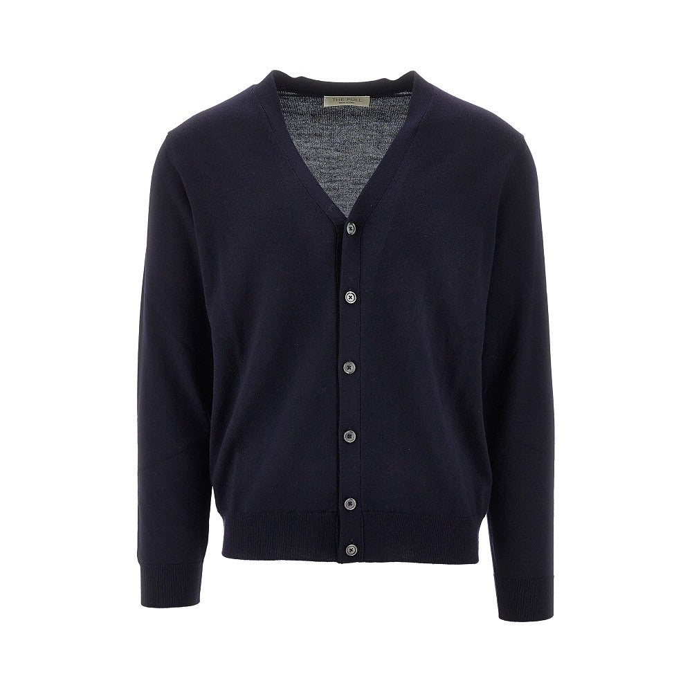 Merino wool knitted cardigan