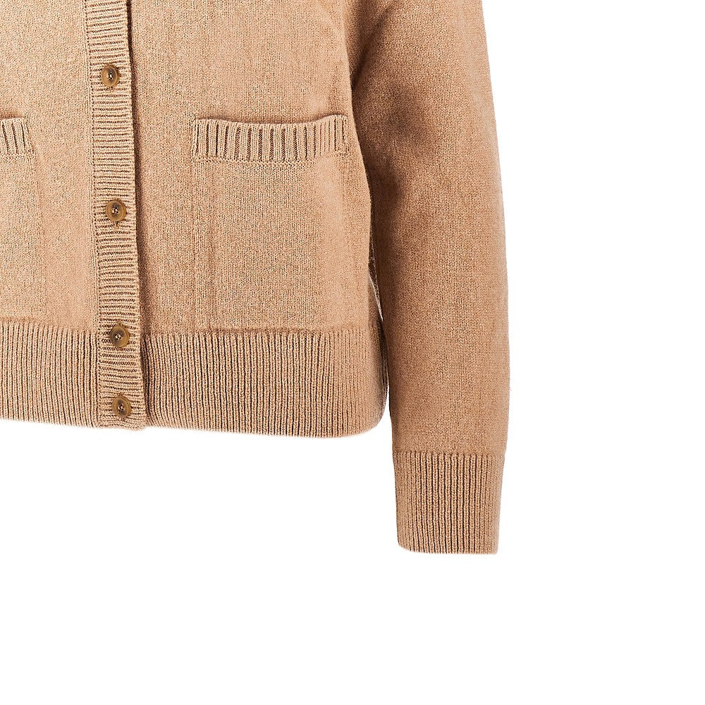'Baby Fox' Lambswool Boxy Fit cardigan