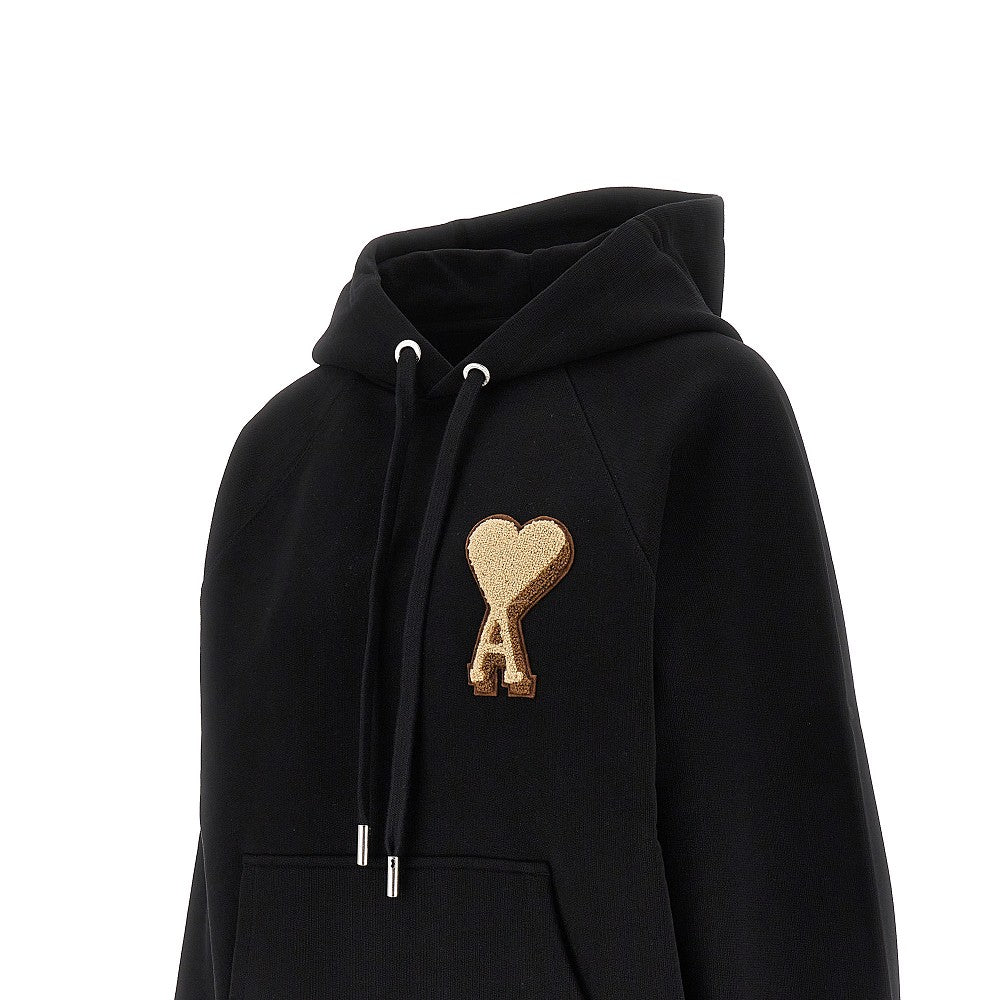 Terry 'Ami de Coeur' patch hoodie
