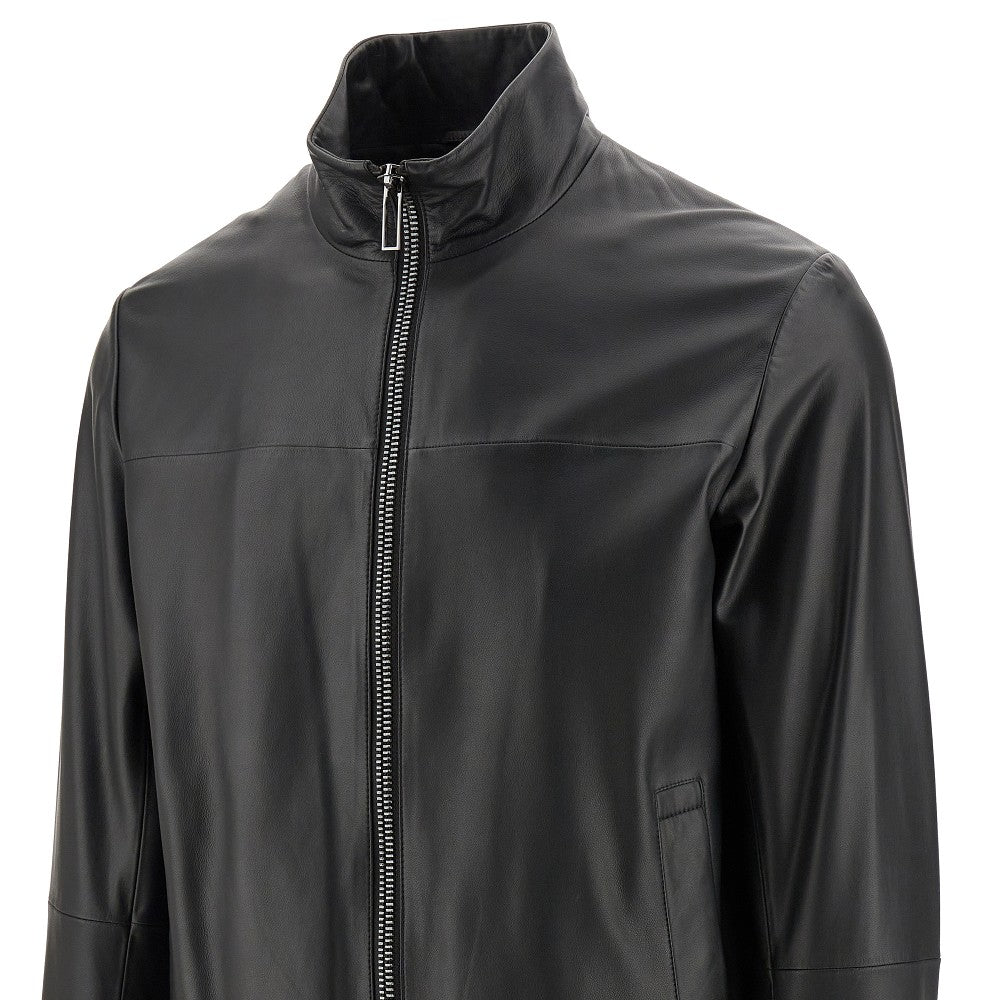 Blouson full-zip in nappa
