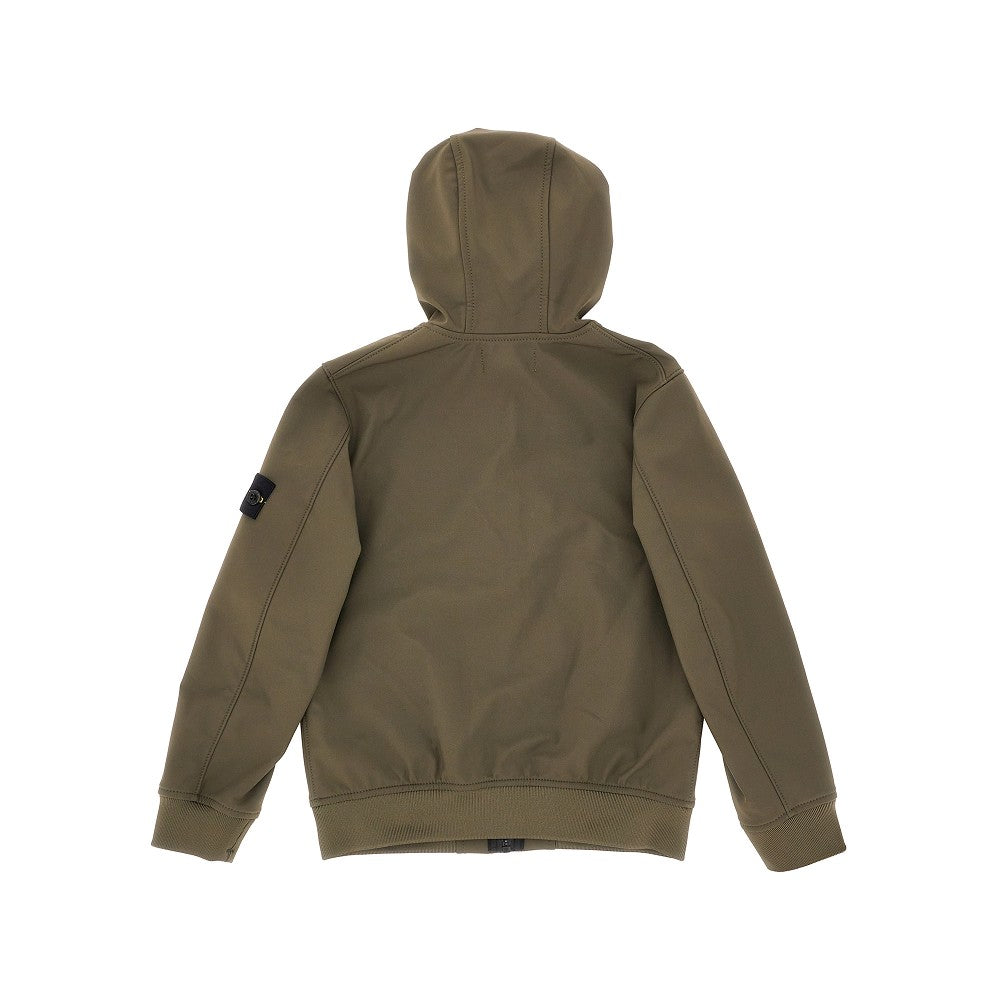 Windbreaker jacket with logo badge