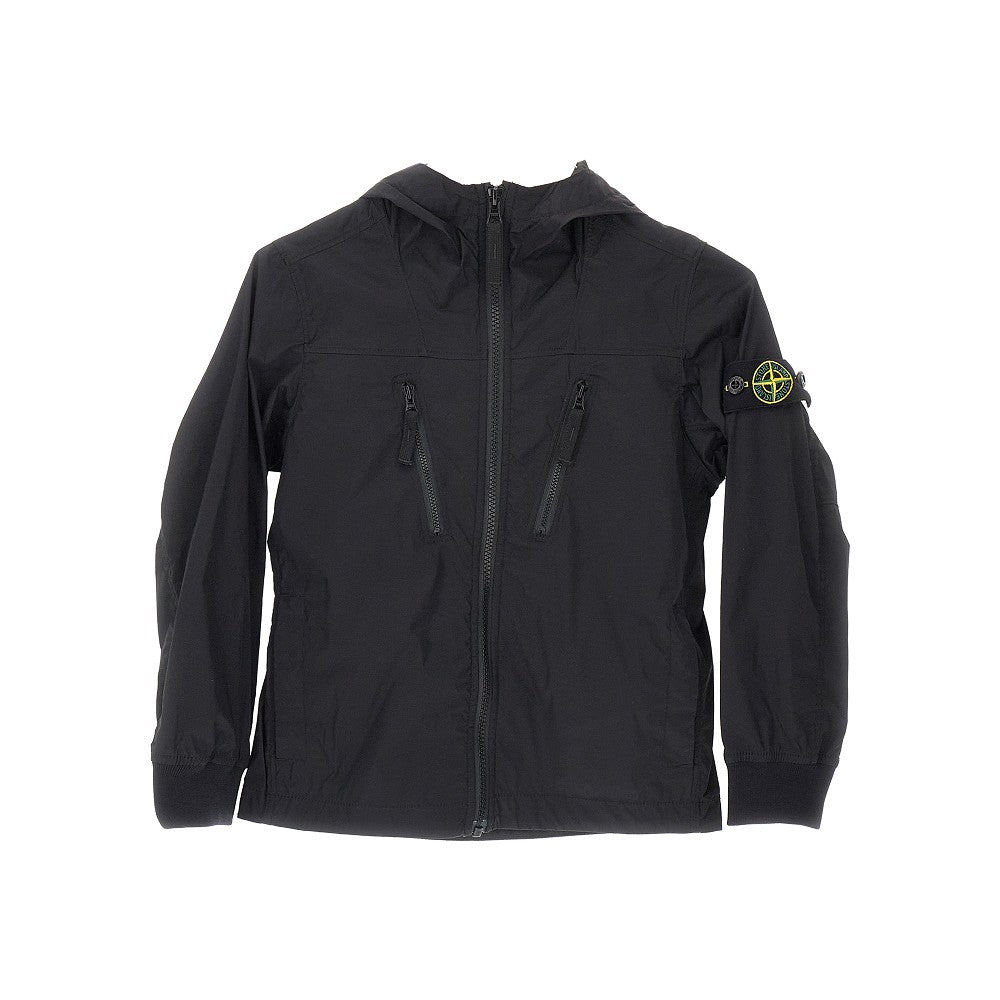Windbreaker jacket with logo badge