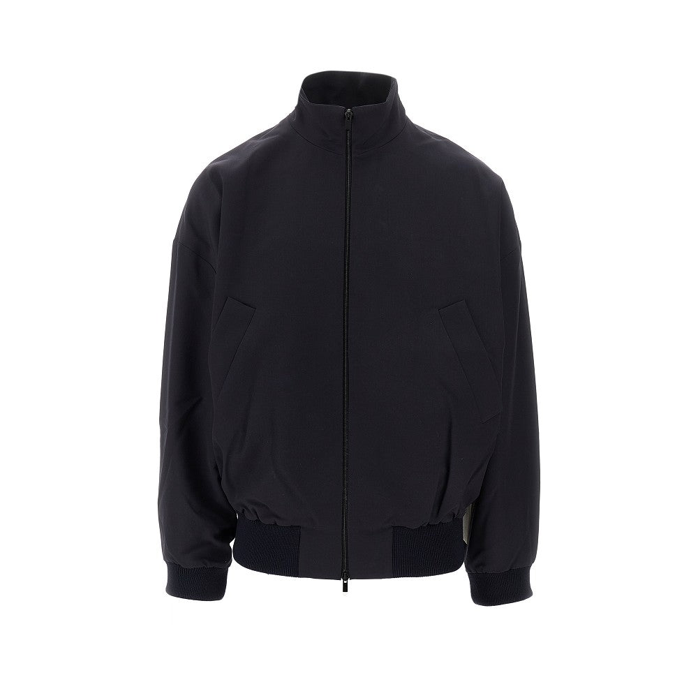 Track jacket in lana