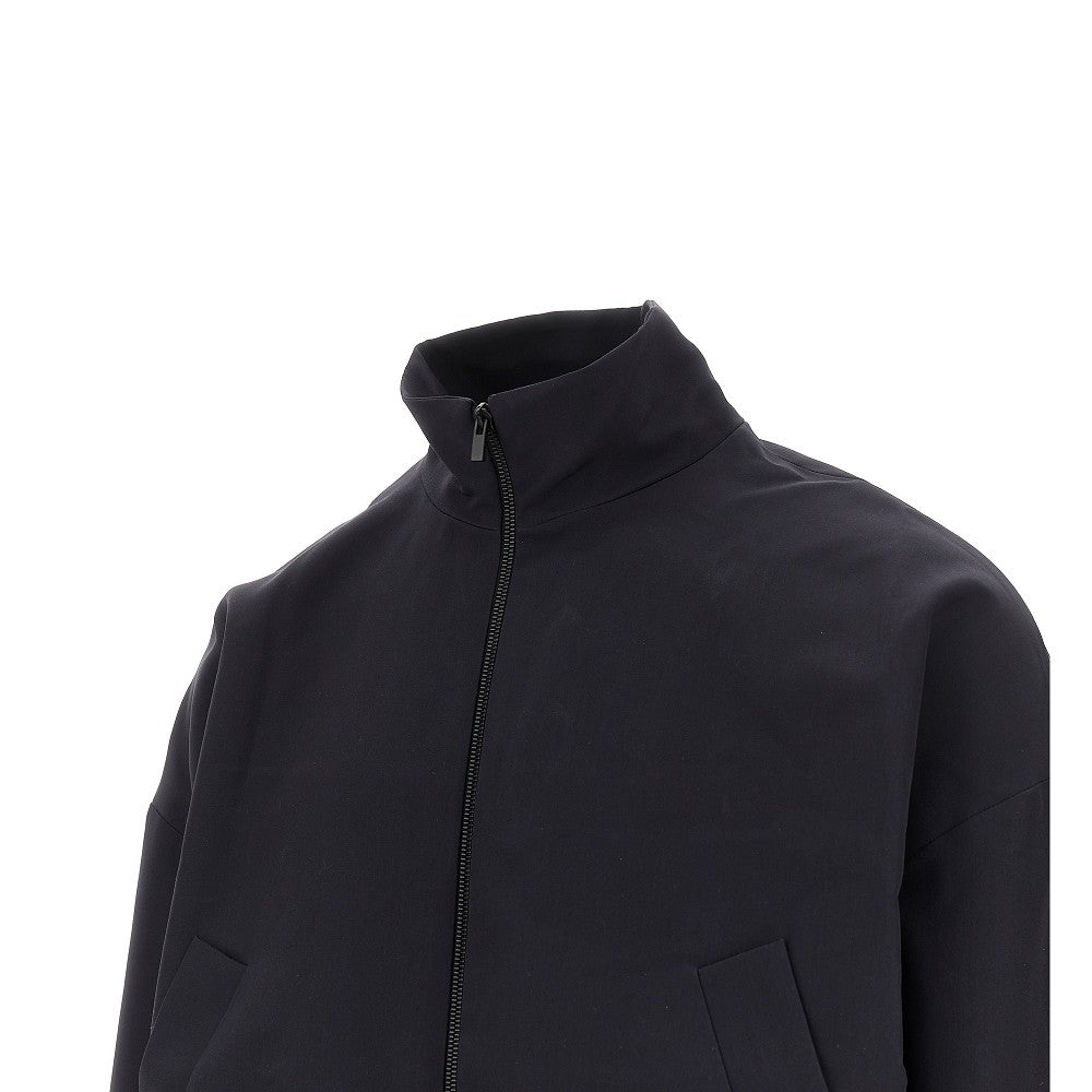 Track jacket in lana