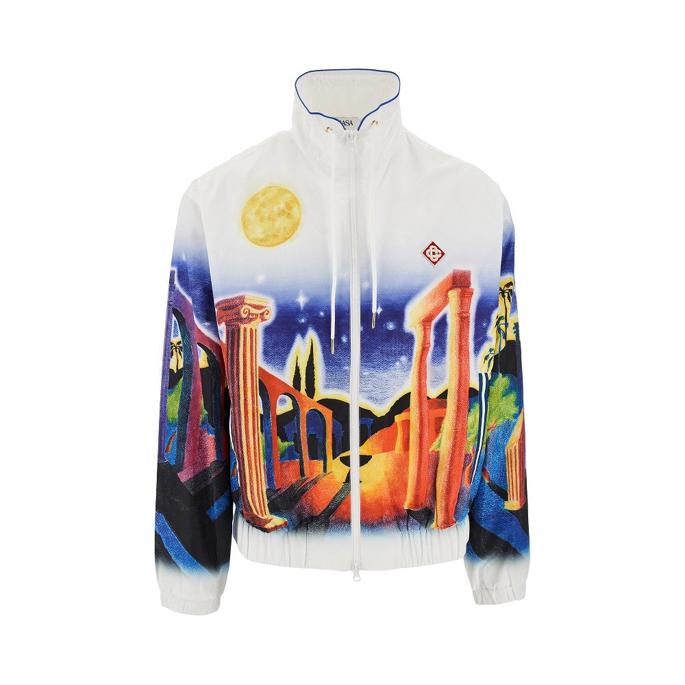'Midnight Acropolis' windbreaker jacket
