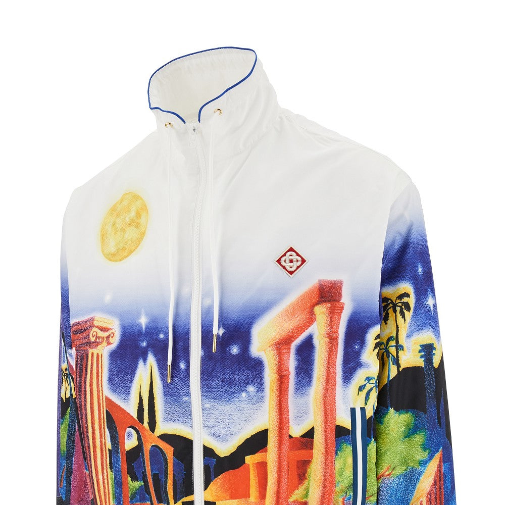 'Midnight Acropolis' windbreaker jacket