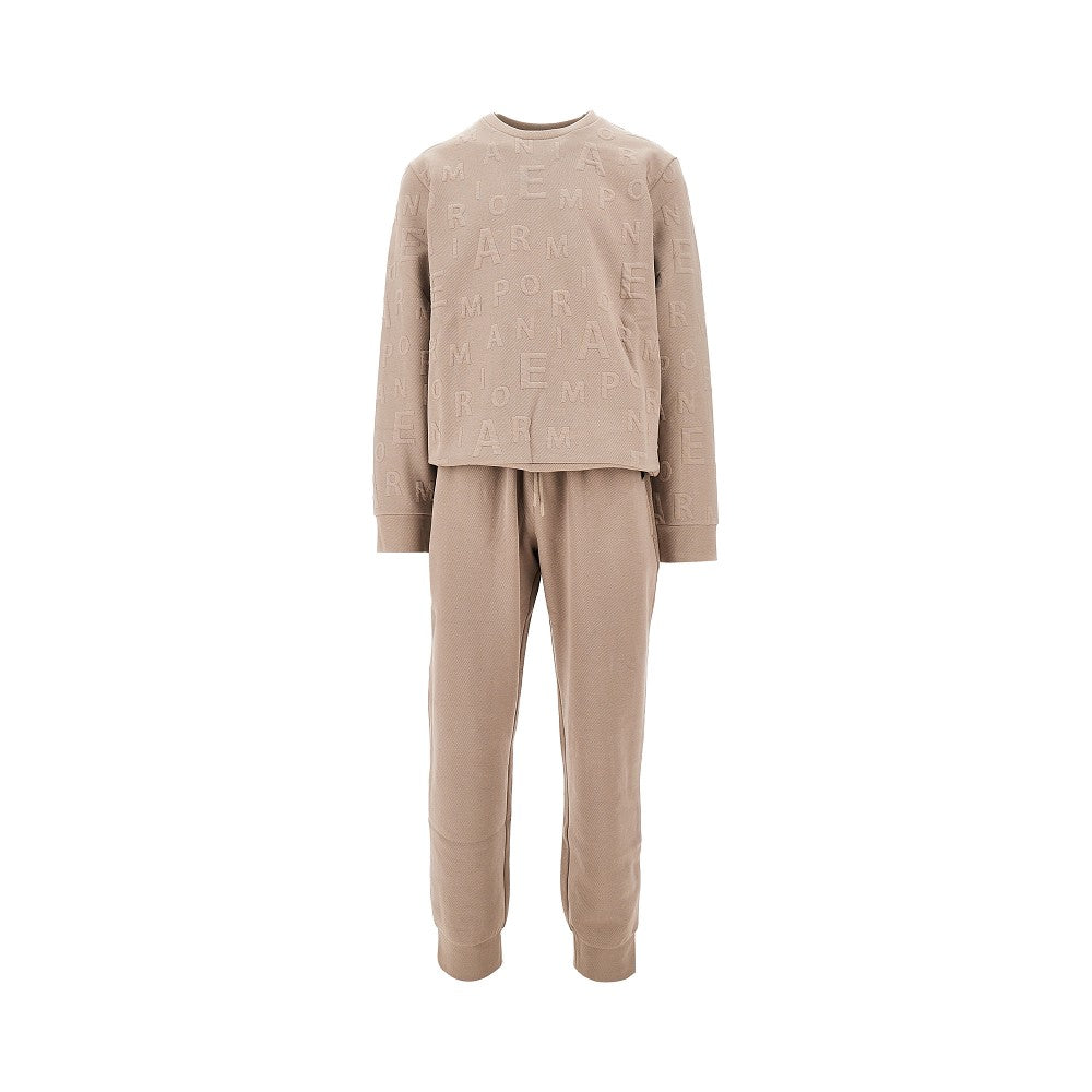 Cotton-blend loungewear set