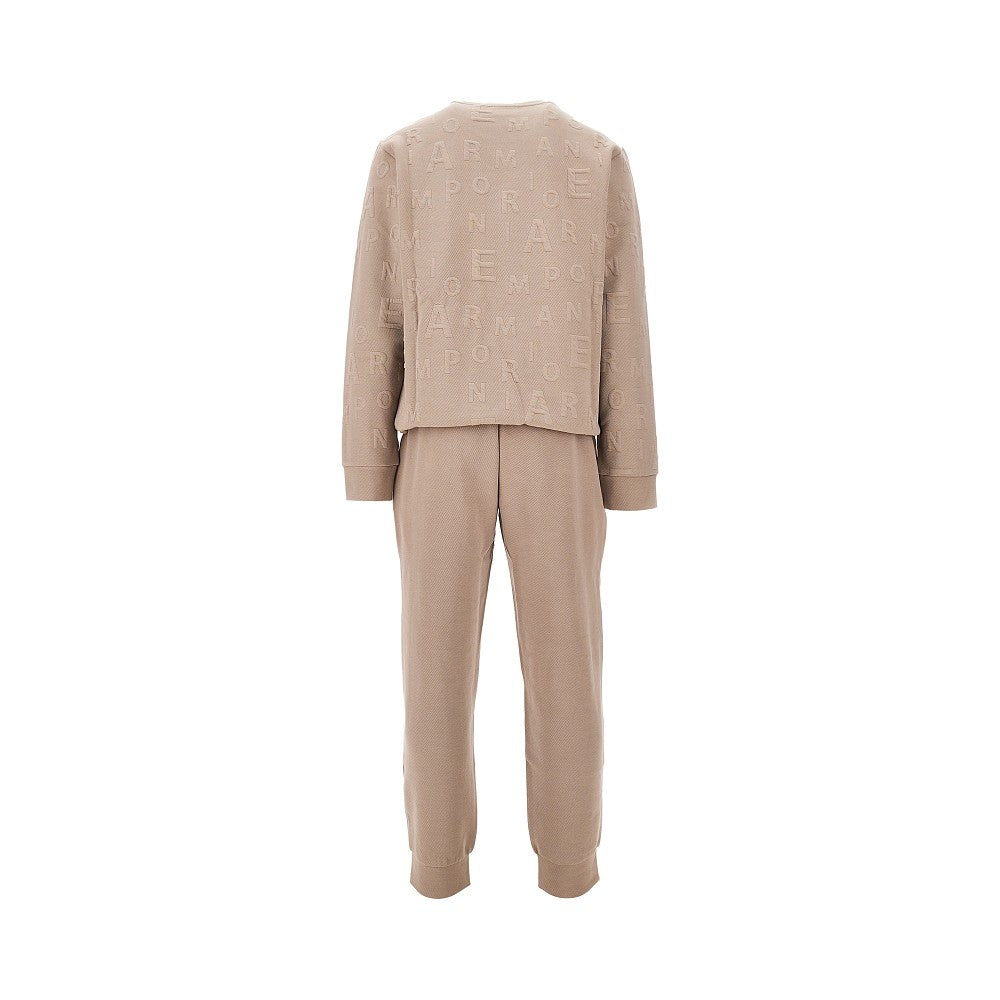 Cotton-blend loungewear set