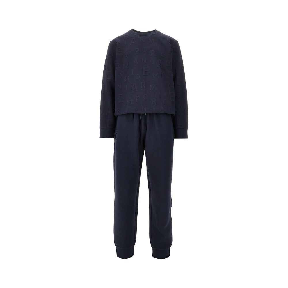 Cotton-blend loungewear set