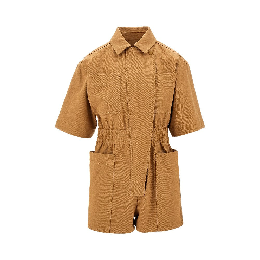 Jumpsuit workwear corta in drill