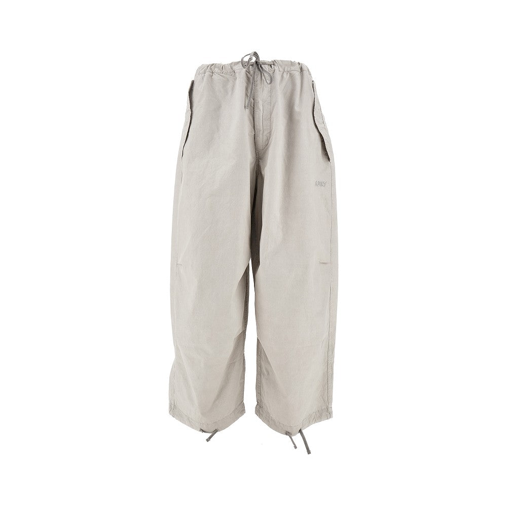 Pantalone parachute in cotone