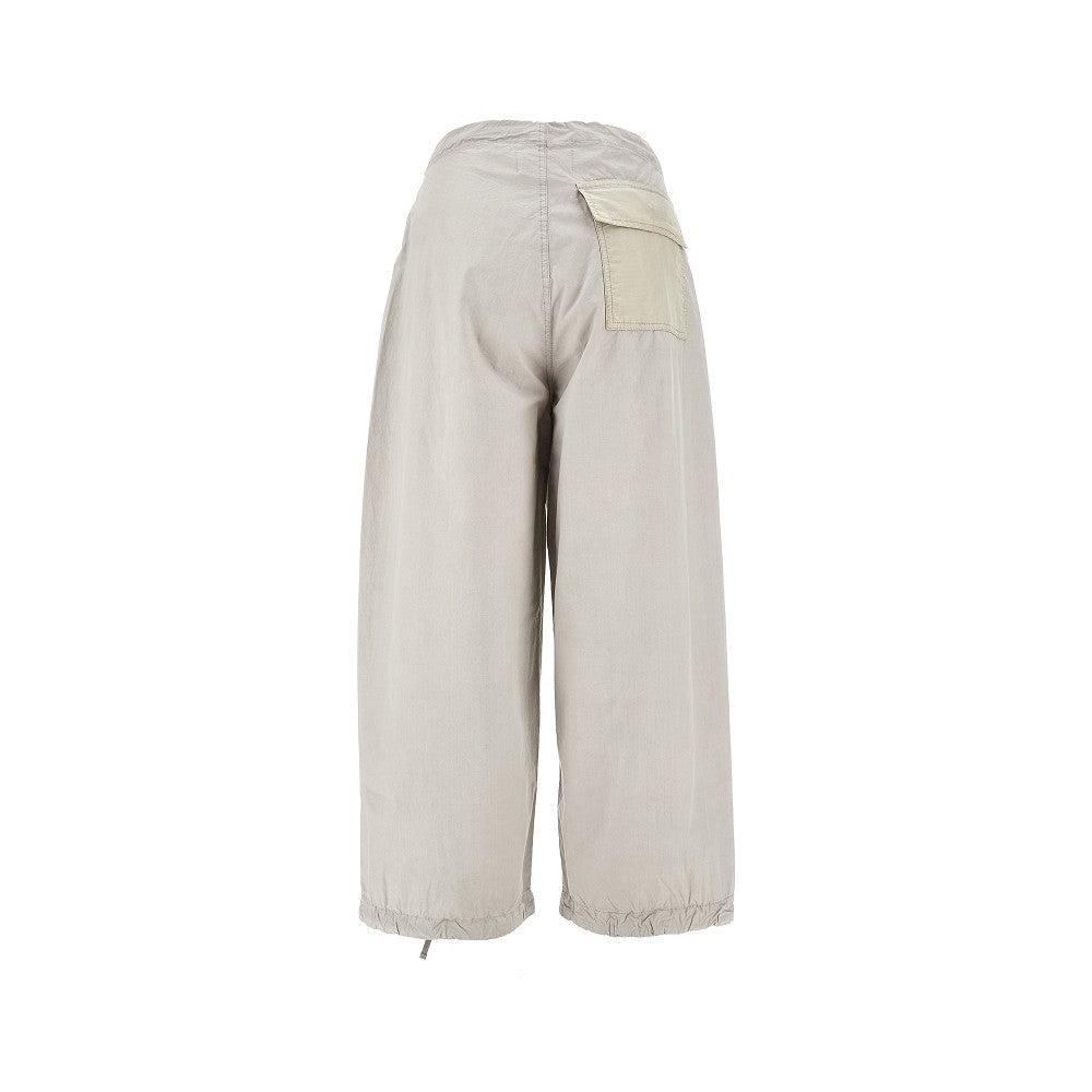 Pantalone parachute in cotone
