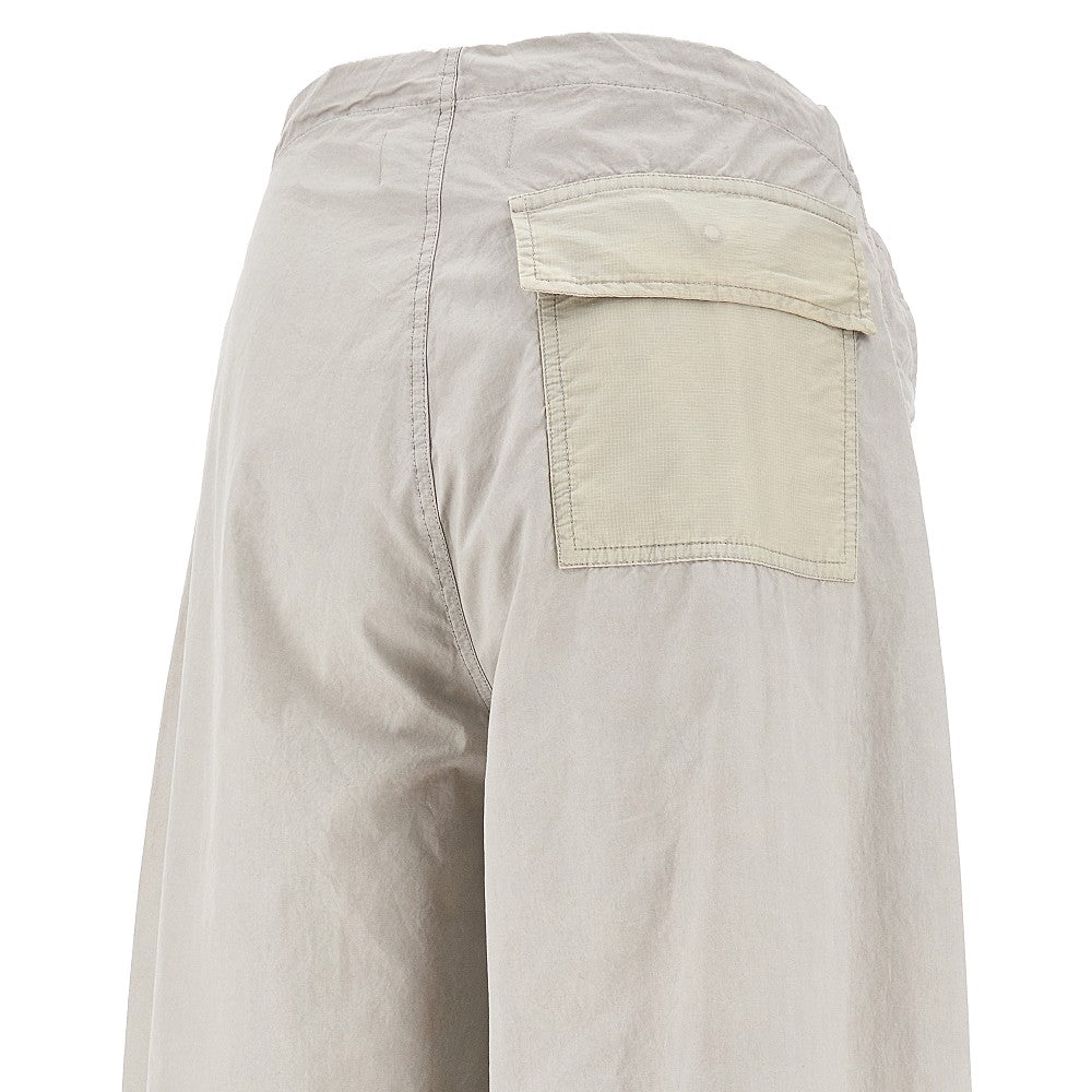 Pantalone parachute in cotone