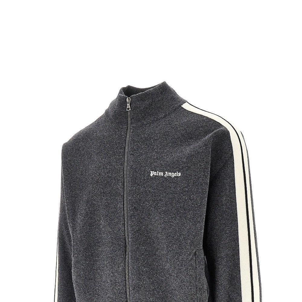 Track jacket in maglia