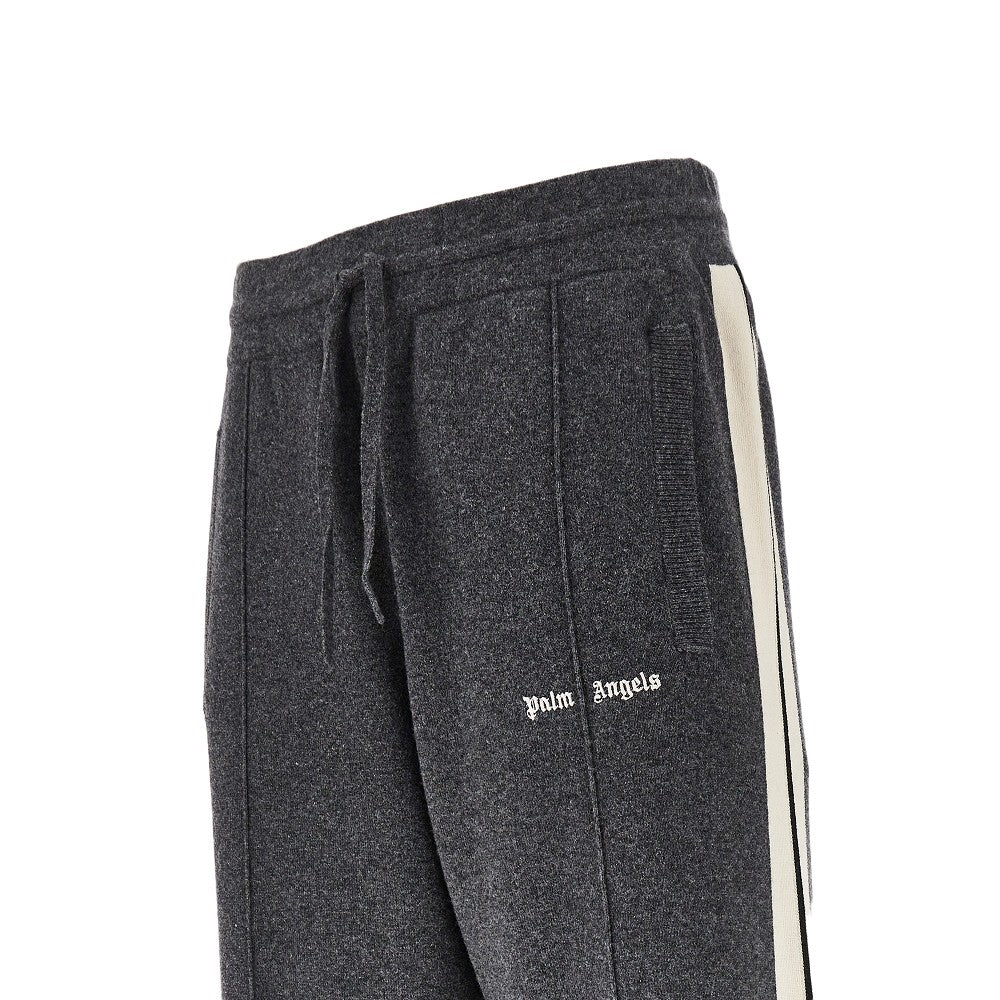 Knitted track pants
