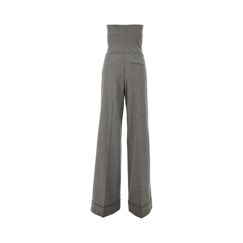Mélange wool-blend 'Selina' jumpsuit
