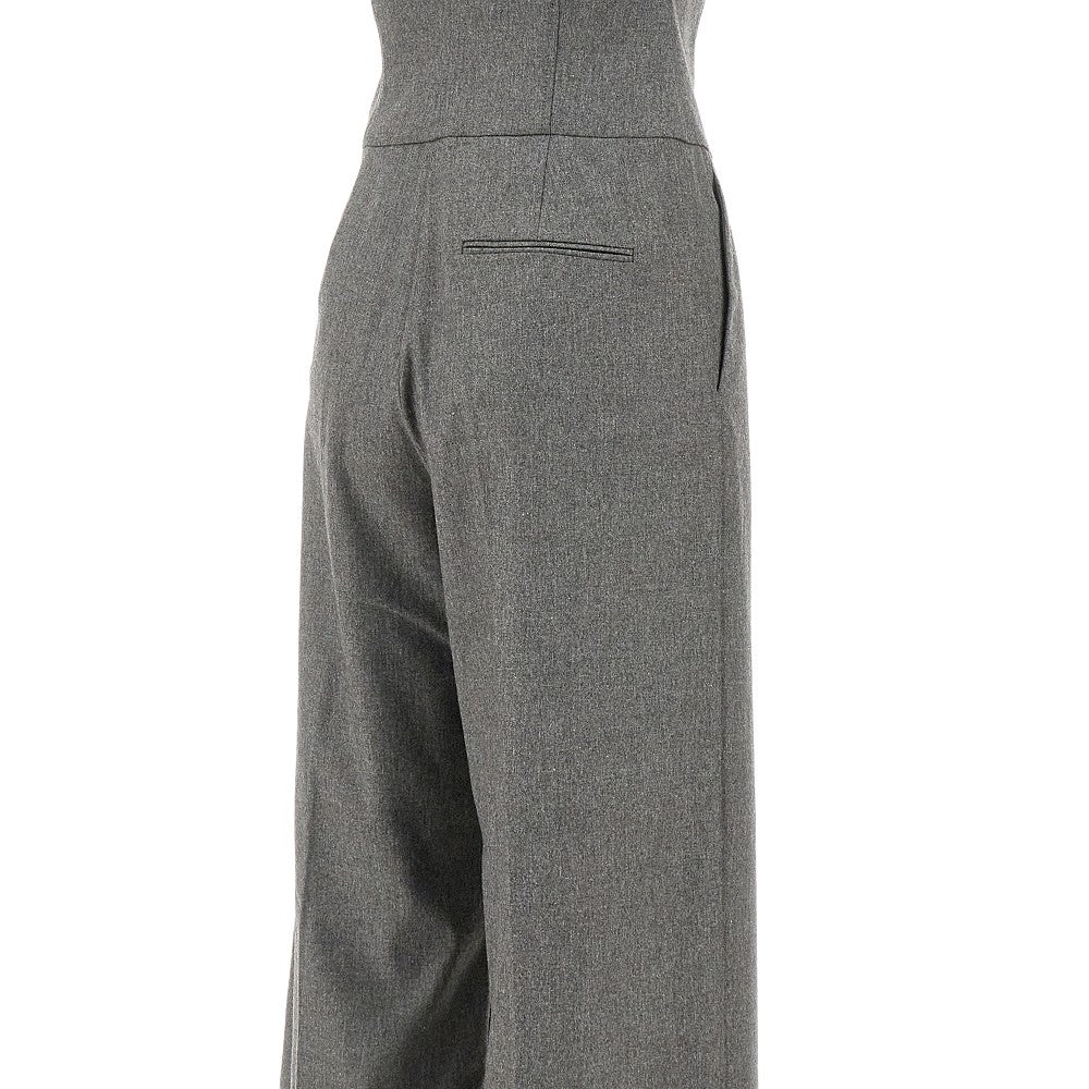 Mélange wool-blend 'Selina' jumpsuit