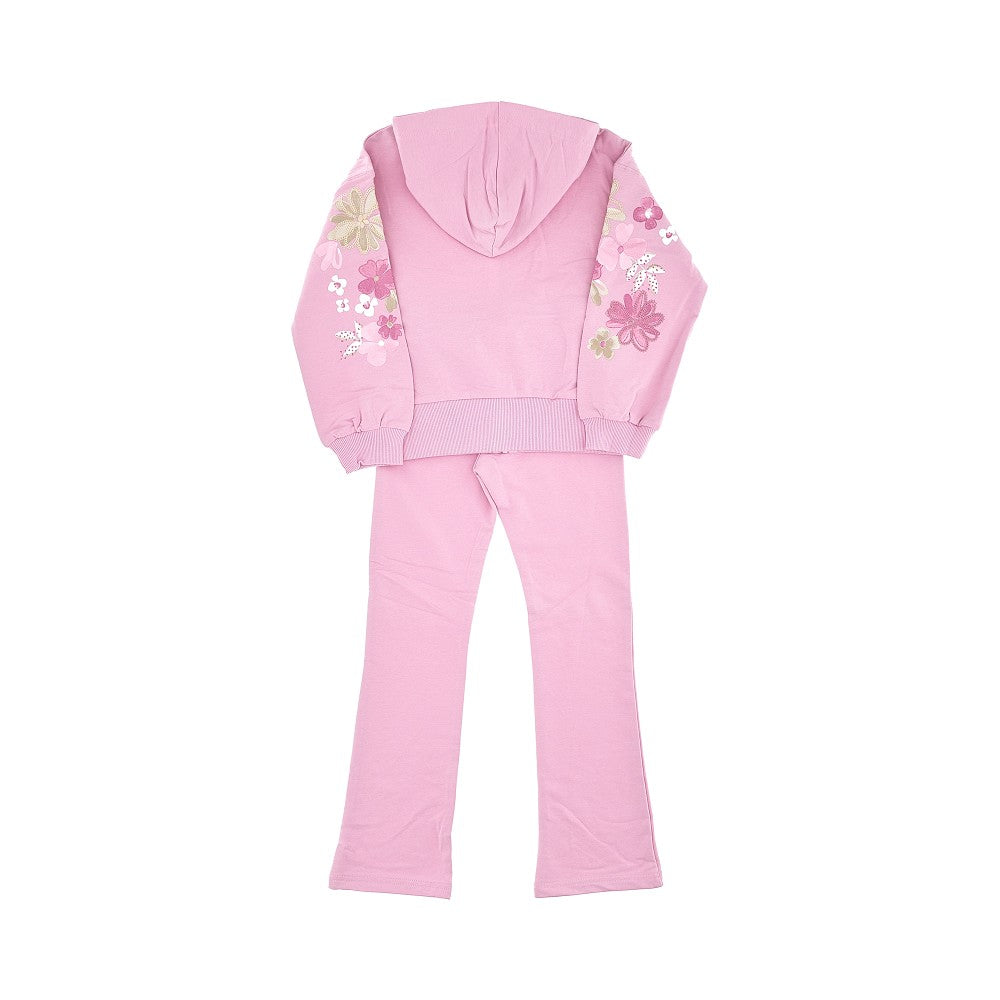 Cotton-blend two-piece tracksuit
